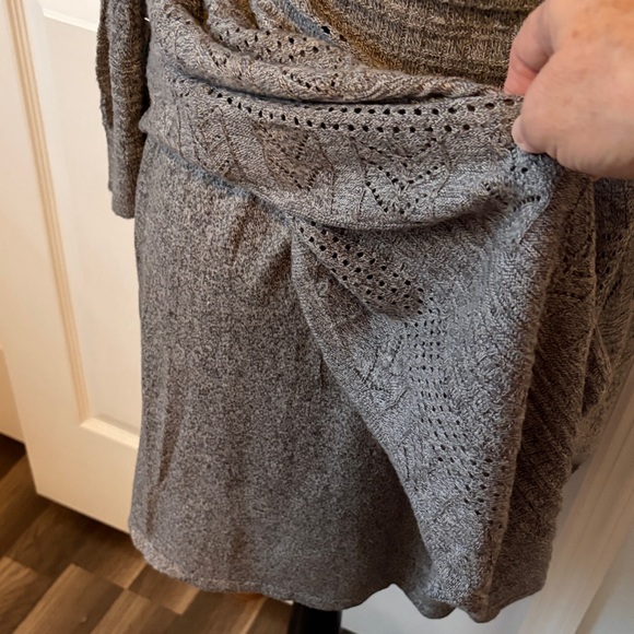 American Eagle Outfitters Gray Knit Long Sleeve Dress size small - Picture 8 of 14